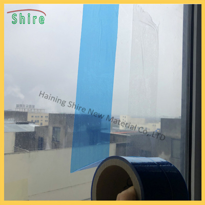 Decoration Disposable Blue Window Glass Protection Cover Film