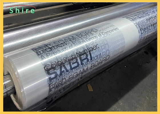 Transparente Aluminium-50MM Teppichschutzblätter schützende Kunststoff-Folie